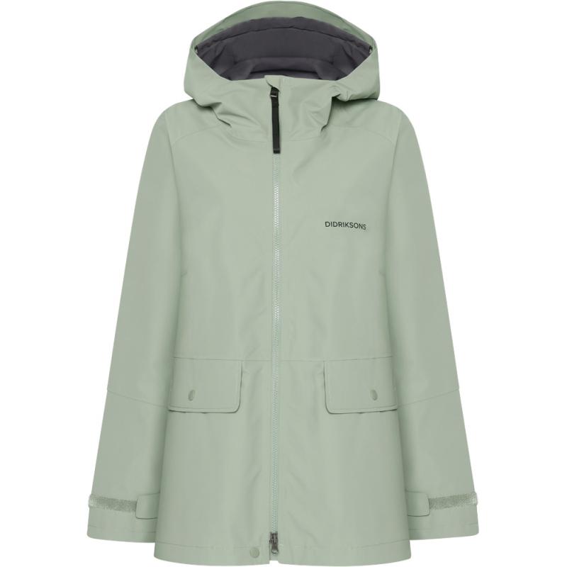 Didriksons Tone Parka Jakke Dame Grønn