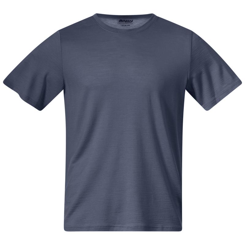 Bergans Merino T-Skjorte Herre Blå