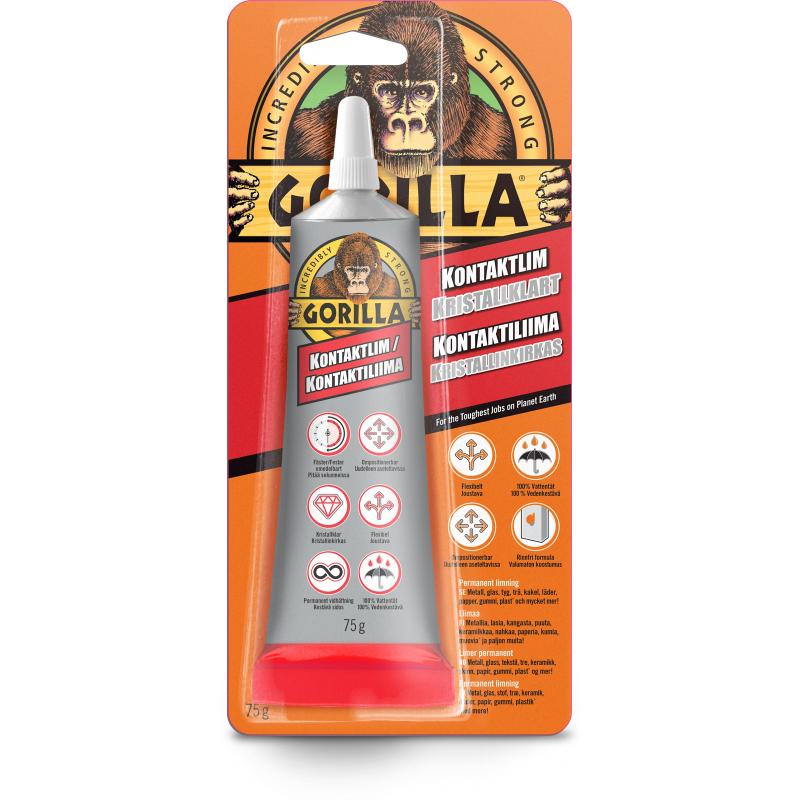 Gorilla Kontaktlim 75g 24750 Rauland Fjellsport 1
