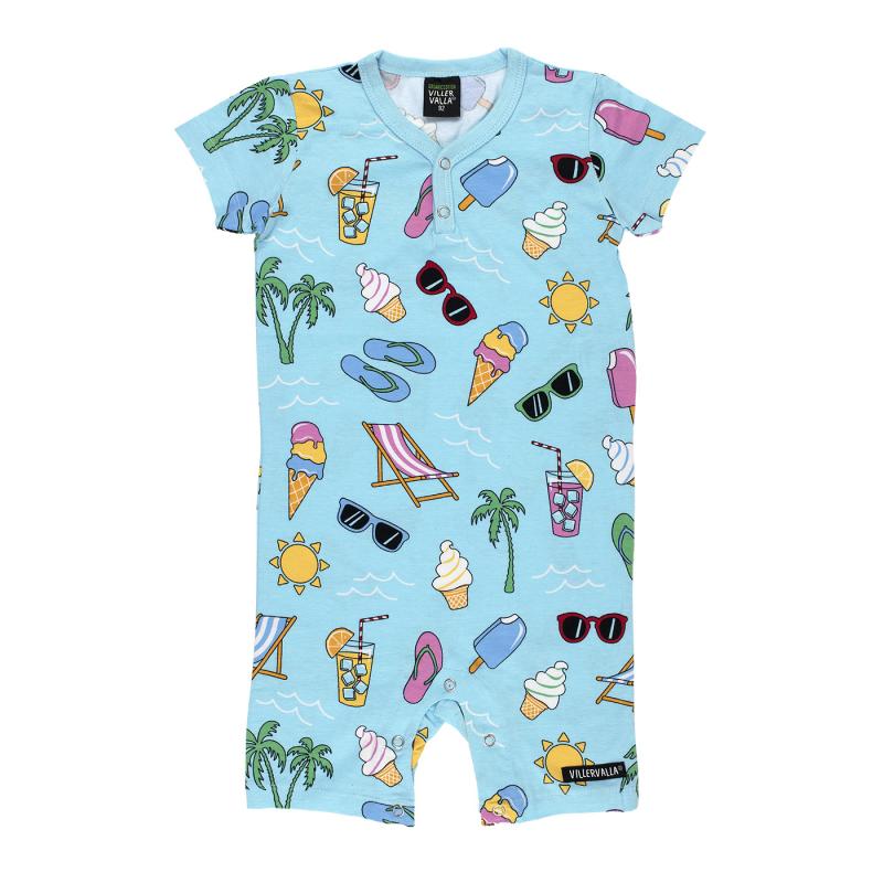 Villervalla Villervalla jumpsuit med korte emer/bein