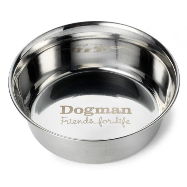 DOGMAN Dogman Matskål stål, 1,7 liter, 20 cm