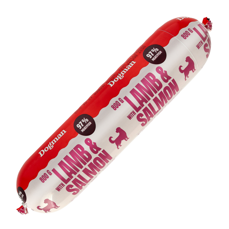 Dogman Lamb & Salmon Sausage 470422 Rauland Fjellsport 1