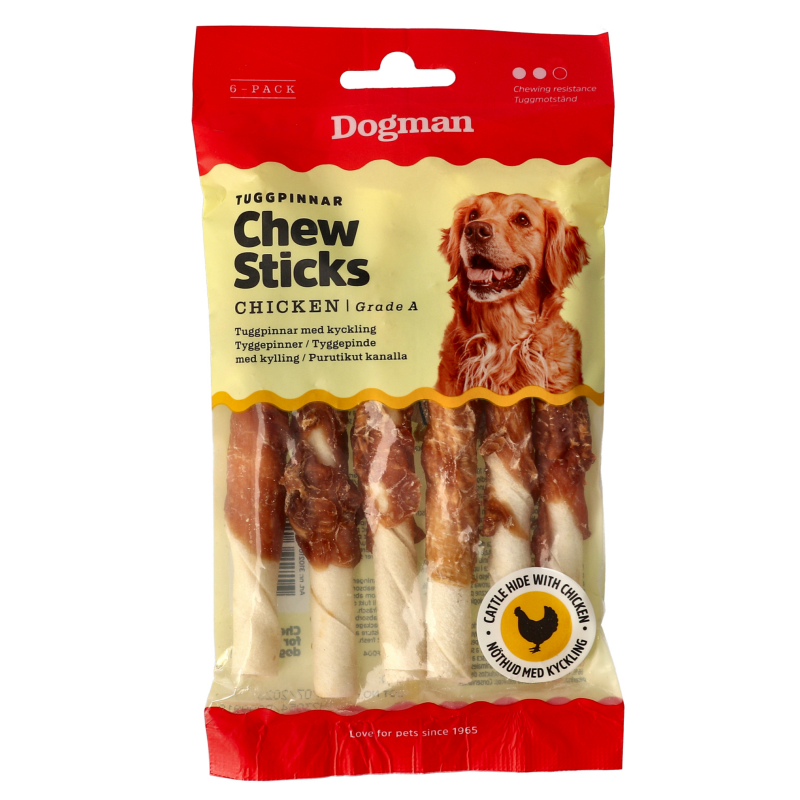 Dogman Tyggepinner med Kylling 6pk 310216 Rauland Fjellsport 1